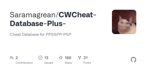 CWCheat-Database-Plus-/cheat.db at master · Saramagrean/CWCheat-Database-Plus- · GitHub