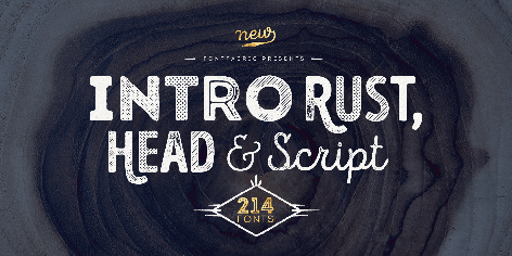 Intro Rust Free Font | Fontspring