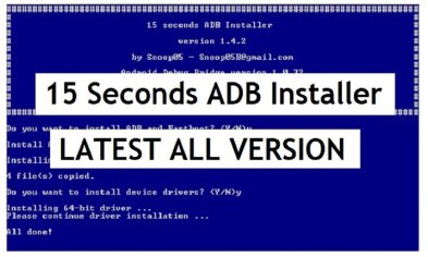 15 Seconds ADB Installer Download (All versions) for Windows