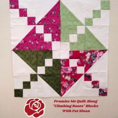 Promise Me Quilt Along - Pat Sloan's I Love To Make Quilts