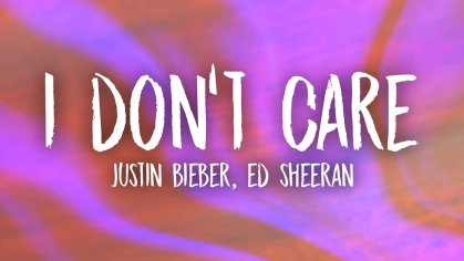 Ed Sheeran & Justin Bieber - I Don't Care (Lyrics) - YouTube