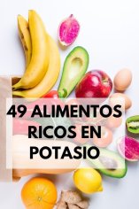 49 Alimentos ricos en potasio [TABLA + INFOGRAFÍA +VIDEO]