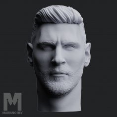 STL file Lionel Messi World Champion Head 3D print model・3D printing design to download・Cults