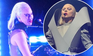 Lady Gaga pauses her Washington DC concert to speak out against abortion ban | Daily Mail Online