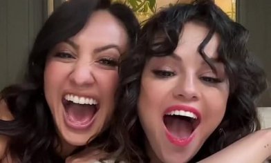 Selena Gomez and best friend Francia Raisa take part in hilarious 'He's a 10 but…' TikTok challenge | Daily Mail Online
