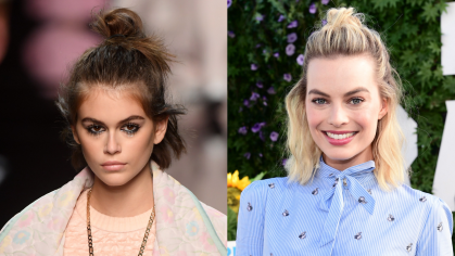Bob Hairstyles: The Loaded TopKnot Is the Chicest Short-Hair Updo | Glamour