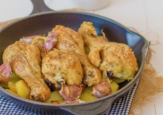 Muslos de pollo al horno, ¡tiernos y sabrosos! | PequeRecetas