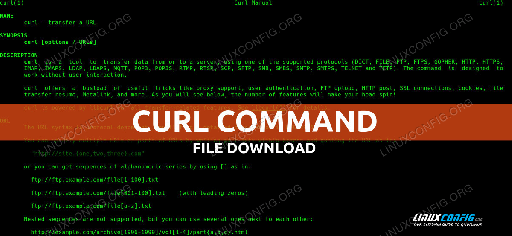 Curl file download on Linux - Linux Tutorials - Learn Linux Configuration