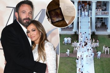 See the gift Ben Affleck, Jennifer Lopez gave wedding guests