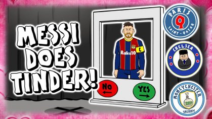 442oons: Messi does Tinder! Where next for Lionel Messi? - YouTube