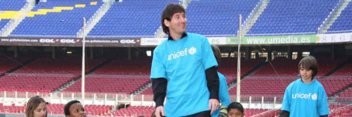 Lionel Messi, nouvel ambassadeur de l’UNICEF | UNICEF France