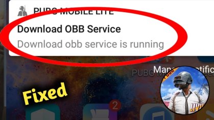 Pubg Error Download OBB Service is Running Problem Solved - YouTube