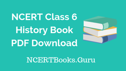 NCERT Class 6 History Books PDF Download - NCERT Books