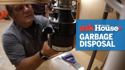 How to Install a Garbage Disposal | Ask This Old House - YouTube