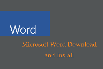 Microsoft Word Download and Install for Windows 10/11