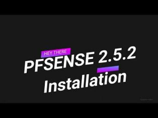 Pfsense 2.5.2 installation - YouTube
