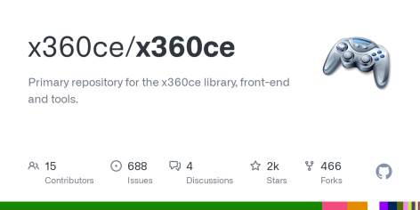 GitHub - x360ce/x360ce: Primary repository for the x360ce library, front-end and tools.