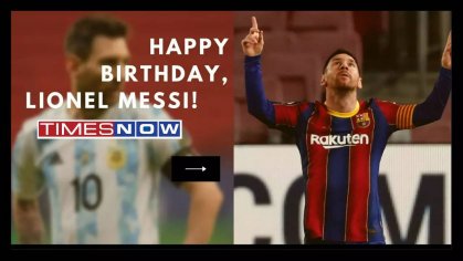 Happy birthday, Lionel Messi: A look at some major records and achievements of Barcelona legend | Football News, Times Now