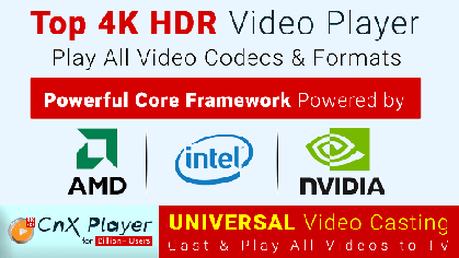  Intel Aided HW+ 4K Ultra HDR Video Player on Windows 10 (PC/ Tablet)