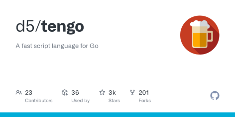 GitHub - d5/tengo: A fast script language for Go