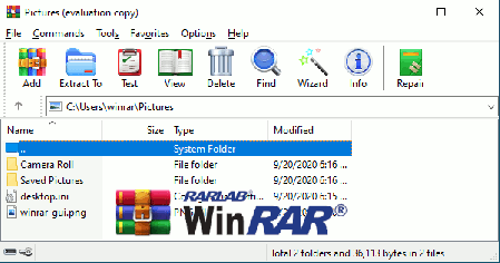 Open GZ Files With WinRAR: Extract GZ file