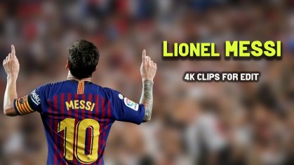 Lionel MESSI Free 4k Clips For Edit Without Watermark #messi - YouTube