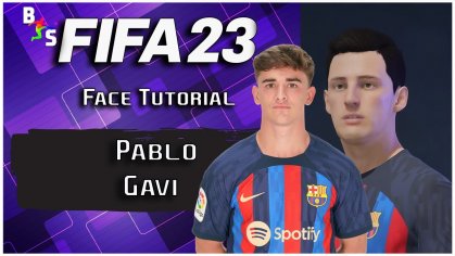 FIFA 23 | Creating Pablo Gavi Barcelona Prospect (Tutorial) - YouTube