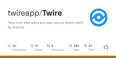 GitHub - twireapp/Twire: Twire is an alternative and open source Twitch client for Android