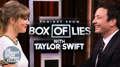 Box of Lies with Taylor Swift | The Tonight Show Starring Jimmy Fallon - YouTube