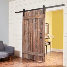 How to Build a Simple Rustic Barn Door (DIY) | Family Handyman