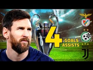 Lionel Messi - 4 Goals & 4 Assists - Champions League Group Stage 2022/23.HD - YouTube