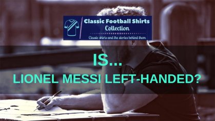 lionel messi is left handed