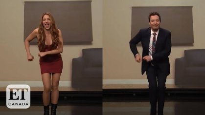 Shakira Shows Jimmy Fallon Her TikTok Moves - YouTube