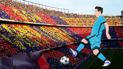 2. Lionel Messi – Breaking The Lines
