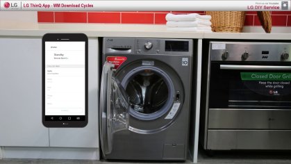 LG ThinQ App: Washing Machine Cycle Download - YouTube