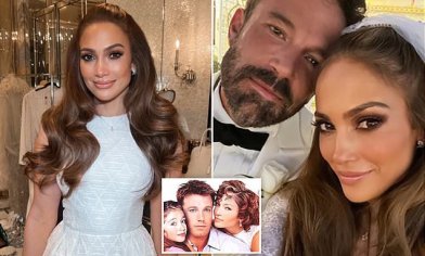Jennifer Lopez wedding dress: Did actress marry Ben Affleck in a gown from 2004 flick Jersey Girl? | Daily Mail Online