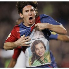 Lionel Messi montage: put your football photo on Messi shirt