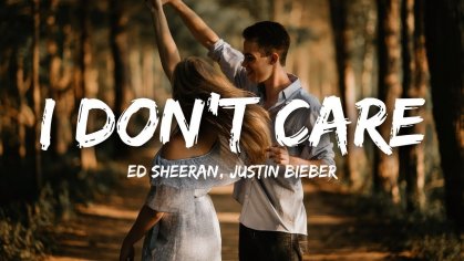 Ed Sheeran & Justin Bieber - I Don't Care (Lyrics) - YouTube
