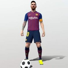 Lionel Messi - 3D Model by tranduyhieu