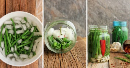 Refrigerator Dilly Beans {Refrigerator Pickled Green Beans} - Sustainable Cooks