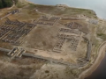 Ruins of 1st century Roman fort surface amid Europe drought