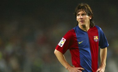 How old was Lionel Messi when he joined Barcelona?