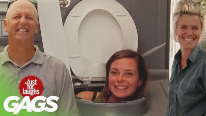 Best Public Toilet Pranks - Best of Just for Laughs Gags - YouTube