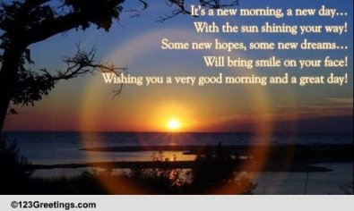 Everyday Good Morning Cards, Free Everyday Good Morning Wishes | 123 Greetings
