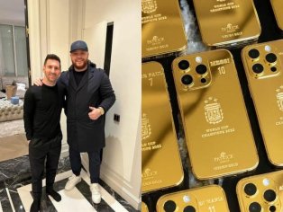 Lionel Messi Gifts World Cup-winning Argentina Team 35 Gold IPhones, Pictures Go Viral