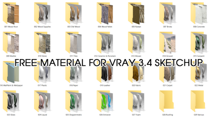 6304. Free MATERIAL FOR VRAY 3.4 SKETCHUP Download