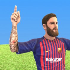     3D Printable Lionel Messi!
            by Selfi 3D
    