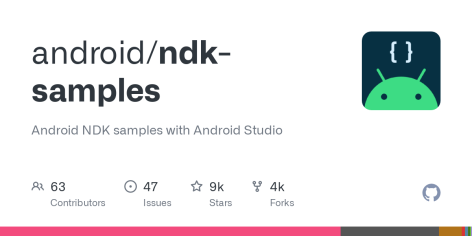 GitHub - android/ndk-samples: Android NDK samples with Android Studio