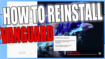 How To Reinstall Riot Vanguard To Fix Riot Vanguard Problems - YouTube