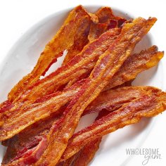 How To Cook Bacon In The Oven (Crispy & Easy!) | Wholesome Yum
